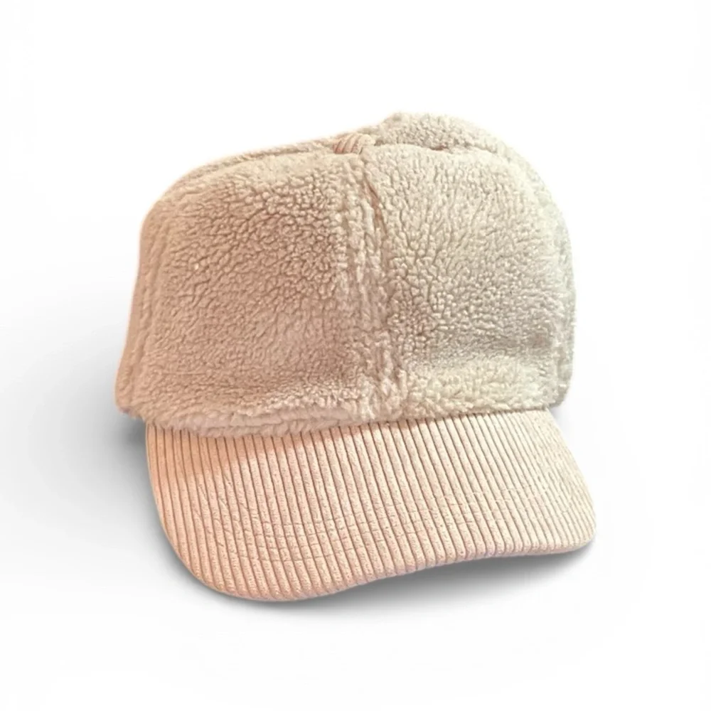 Sherpa Corduroy Baseball Hat